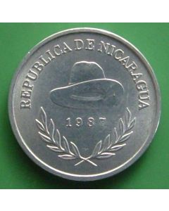 Nicaragua 	 25 Centavos	1987