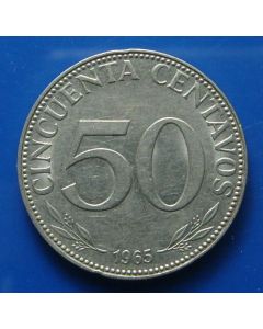 Bolivia 50 Centavos  km# 190