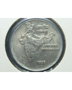India  2 Rupees1995H km#121.3 - Type A 