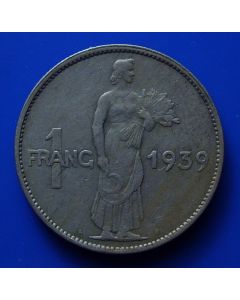 Luxembourg Franc1939km# 44 