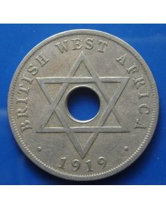 British West Africa Penny1919hkm# 9   Schön# 9