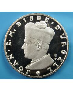 Andorra 	25 Diners	1984	 Joan D.M. Bisbe - Silver / Proof (very low Mintage year in Proof)