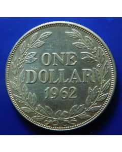 Liberia  Dollar 1962  Silver