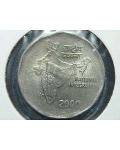 India  2 Rupees2000C km#121.3 - Type A