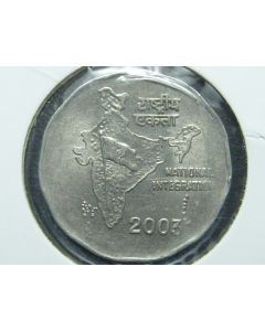 India  2 Rupees2003C km#121.3 - Type A