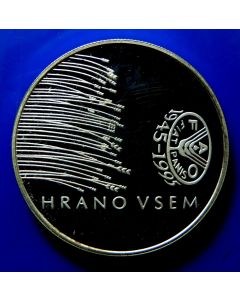 Slovenia 	 500 Tolarjev	1995	 50th Ann. F.A.O.