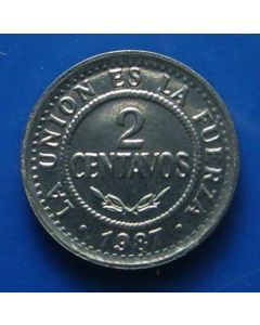 Bolivia 2 Centavos1987km#200 