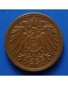 German Empire Pfenning1900A km# 10