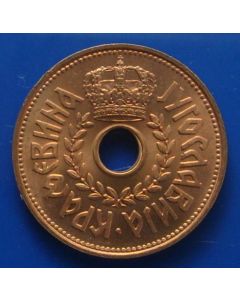 Yugoslavia  25 Para 1938km#17  Schön#13   UNC 