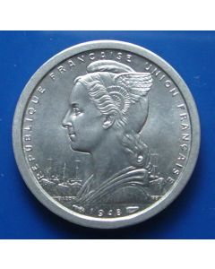 Cameroon 	Franc	1948	 - Gazelle