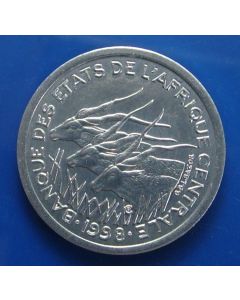 Central African States km#  8Franc1998