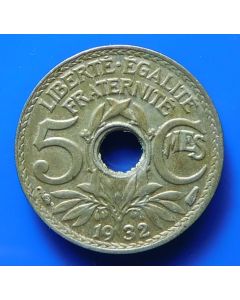 France  5 Centimes1932 km# 875 Schön# 17b