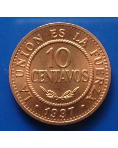Bolivia 10 Centavos1997km#202a 