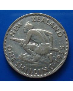 New Zealand  Shilling1935 km# 3  Silver