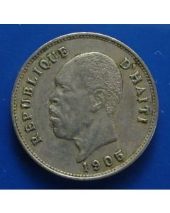 Haiti  5 Centimes1905 km# 53