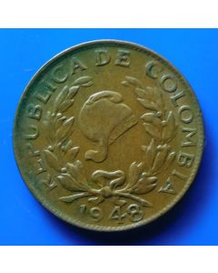 Colombia 	 2 Centavos	1948