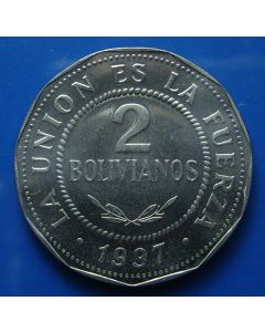 Bolivia 2 Boliviano km#206.2