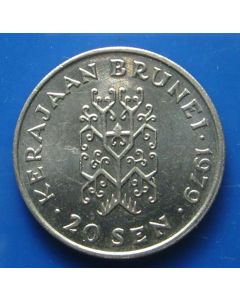 Brunei 	 20 Sen	1979	  - Sultan Hassanal Bolkiah 