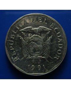 Ecuador 	 10 Sucres	1991	 - UNC