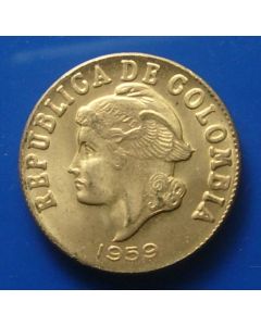 Colombia  2 Centavos1959 km# 214 