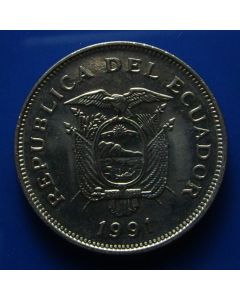 Ecuador  20 Sucres1991km#  94.2   Schön# 53b