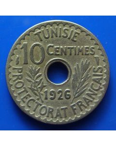 Tunisia  10 Centimes1926km# 254