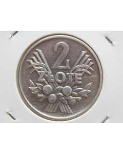 Poland  2 Zlote1958 Y# 46   Schön# 43