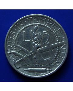 San Marino 	 5 Lire	1932	 Silver