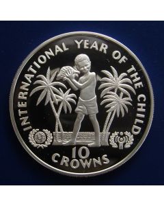 Turks & Caicos Islands  10 Crowns1982 km# 55