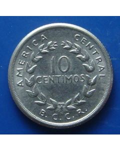 Costa Rica  10 Centimos1953 km# 185.1a 