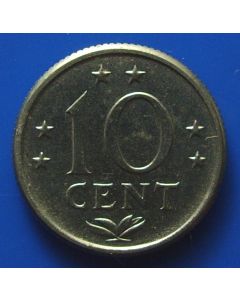 Netherlands Antilles  10 Cents1974 km# 10