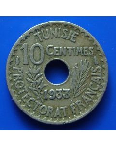Tunisia  10 Centimes1933km# 259  