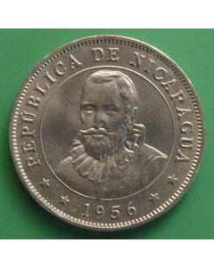 Nicaragua  50 Centavos	1956	 unc