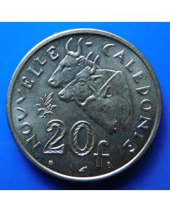 New Caledonia  20 Francs2005 km# 12 Schön# 14a