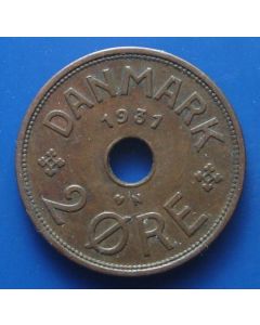 Denmark  2 Öre1927km#827.2