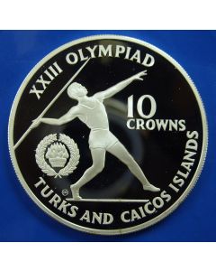 Turks & Caicos Islands  10 Crowns1984 km#58   