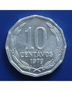 Chile  10 Centavos1979 km# 205a 