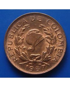 Colombia  5 Centavos1967 km# 206a 