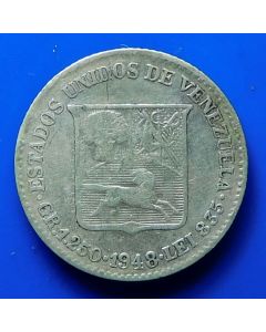 Venezuela  25 Centimos1948 Y# 20