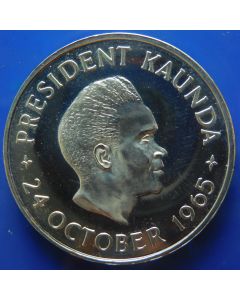 Zambia 	 5 Shillings	1965	 Proof *** – 1St Ann. of Independence