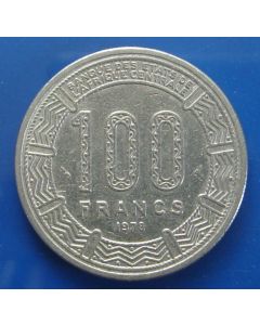 Central African Republic km# 8100 Francs1978