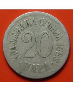 Serbia  20 Para1883 km#20