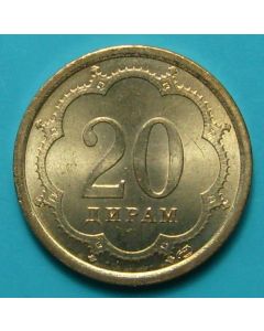 Tajikistan  20 Dirams2001 