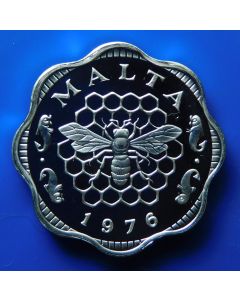 Malta 	 3 Mils	1976	 - Proof - Bee and honeycomb