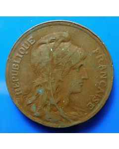 France  10 Centimes1917 km# 843 Schön# 4