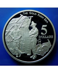 Australia 	 5 Dollars	1995	 - The Gold Rush Era - Proof / Silver