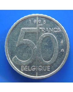 Belgium 	 50 Francs	1998	 - Belgique - Albert II (French text)