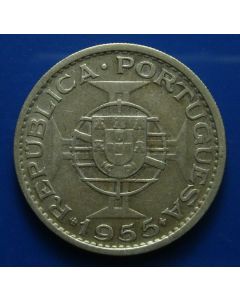 Mozambique  20 Escudos1955 km# 80   Schön# 25a