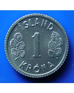 Iceland Krona1977 km# 23  Schön# 25