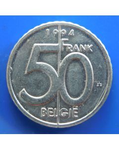 Belgium 	 50 Francs	1994	 - Belgie - Albert II (Dutch text)